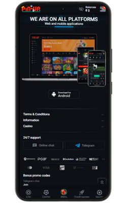 Приложение Pin-Up Casino